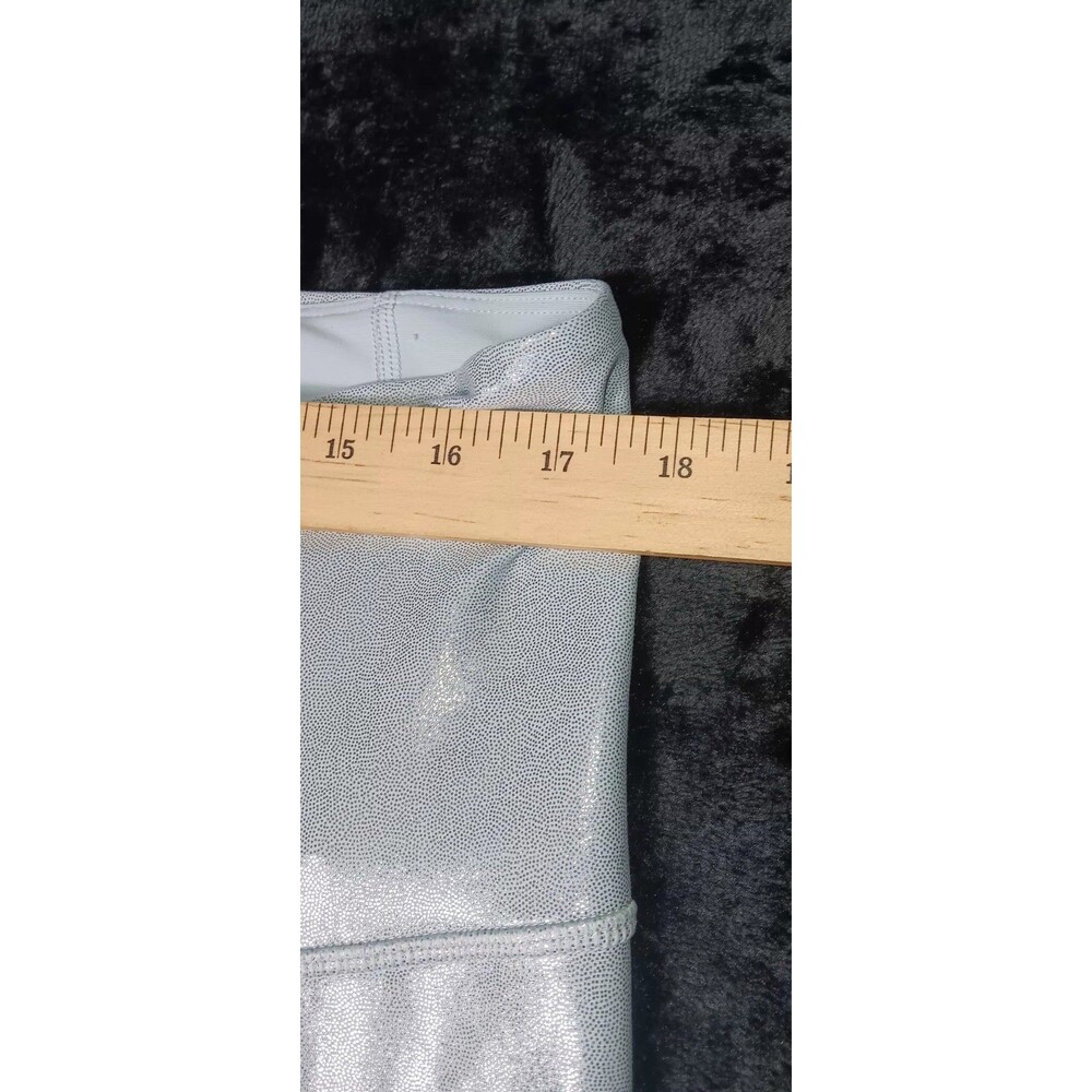 Old Navy Active Powersoft Extra High Rise Leggings 2XL Silver Blue Shimmer Yoga - Picture 7 of 13